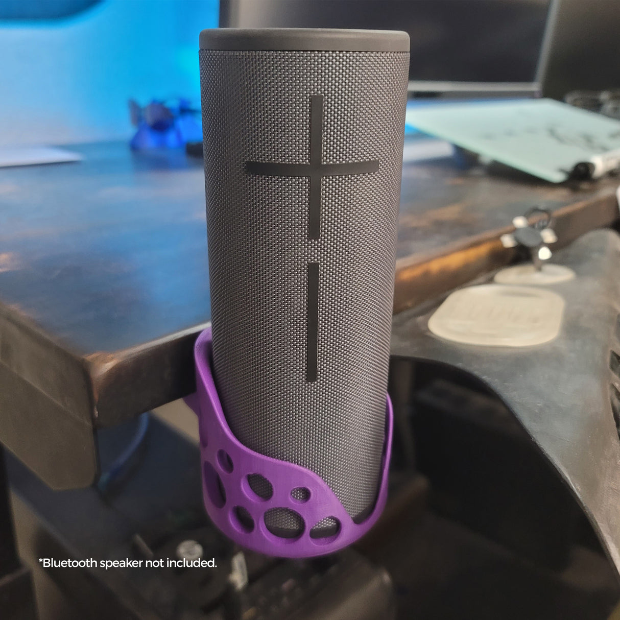 SPEAKER POCKET - Tilt Proof | Bluetooth Speaker (Boom 3) | Countertop Edge Mount (3D PRINTED)