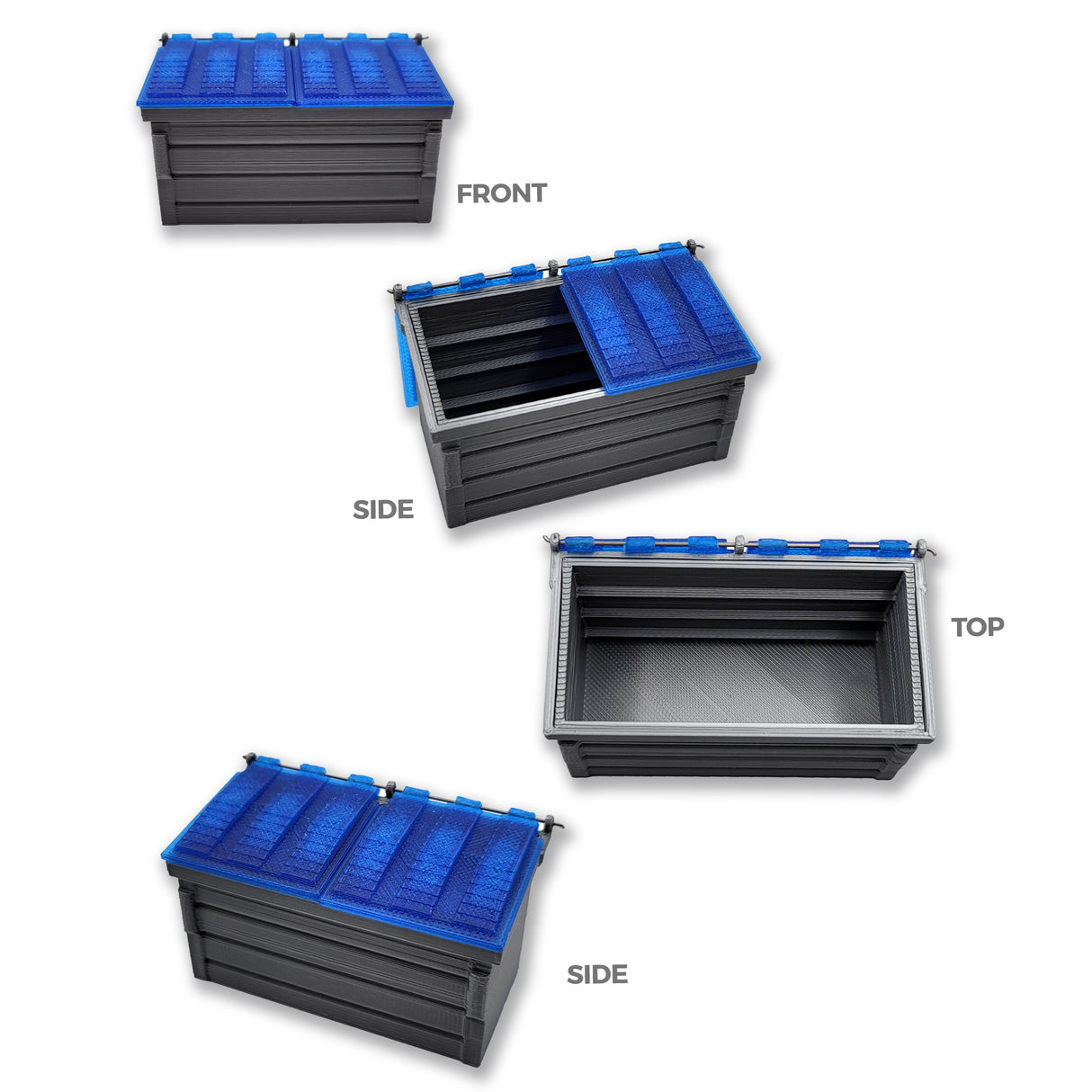 DUMPSTER - Mini Dumpster | Standard QTip Size (3D PRINTED)