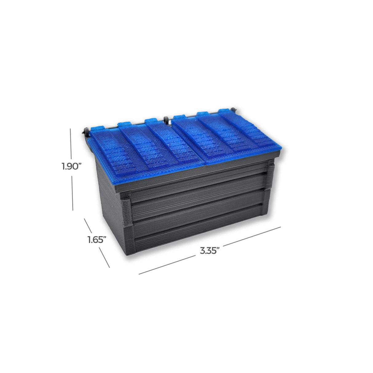 DUMPSTER - Mini Dumpster | Standard QTip Size (3D PRINTED)