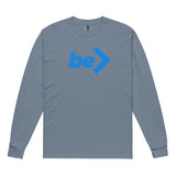 LONG SLEEVE T-SHIRT - be> | Garment-Dyed • Heavyweight Long-Sleeve Shirt (DTG)