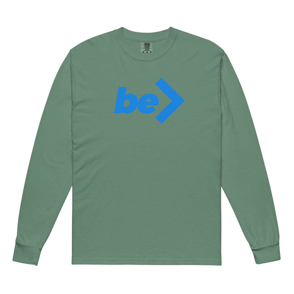 LONG SLEEVE T-SHIRT - be> | Garment-Dyed • Heavyweight Long-Sleeve Shirt (DTG)